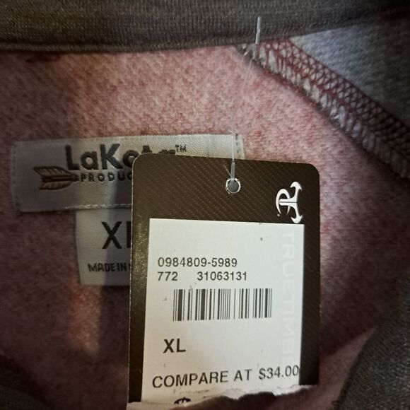 Truetimber Camo LaKota 1/4 zip pull over sweater size XL NWT - Picture 3 of 6